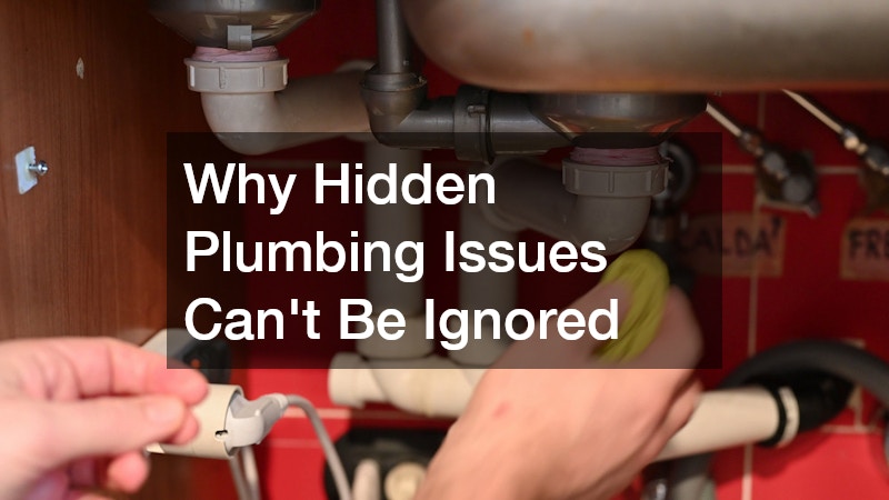 Why Hidden Plumbing Issues Can’t Be Ignored