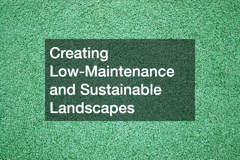 Creating Low-Maintenance and Sustainable Landscapes